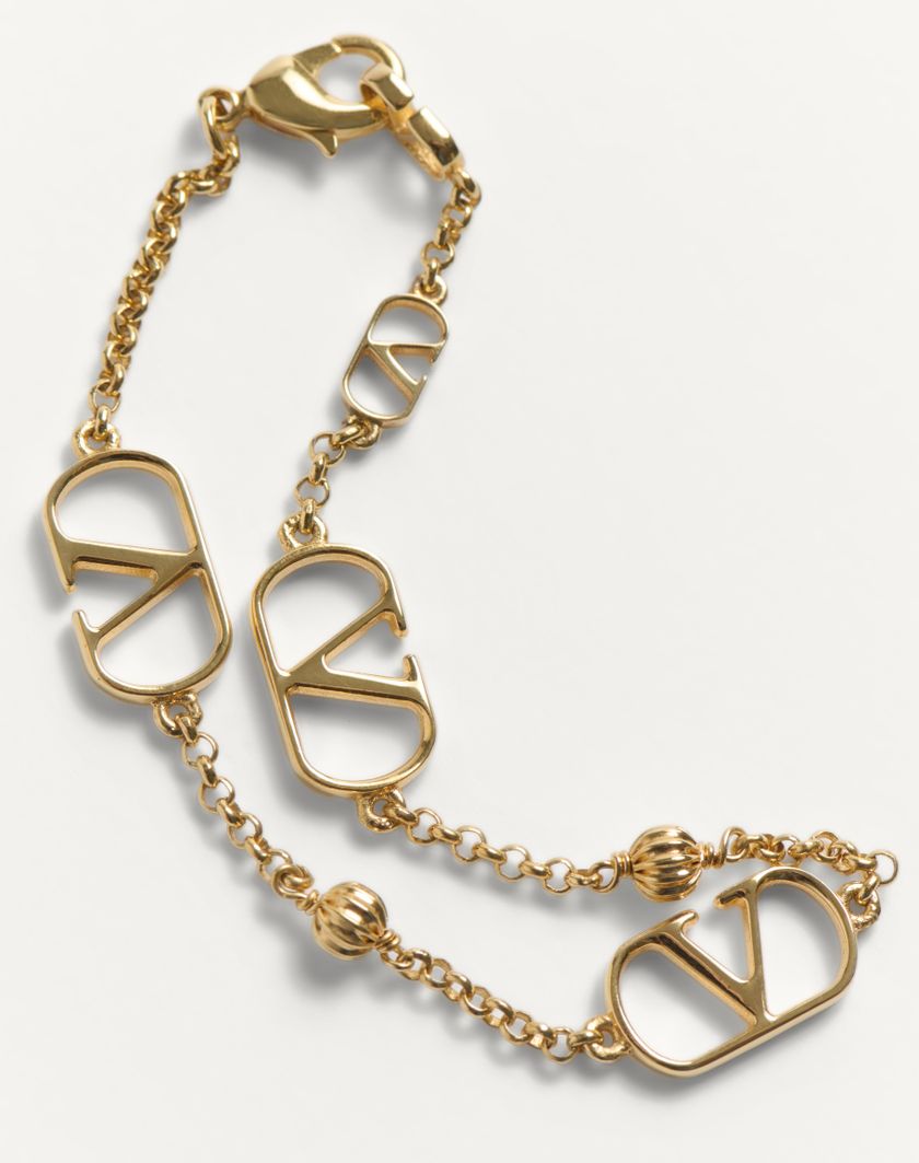 Valentino Handbags Bracciale Vlogo Signature In Metallo per Donna in Oro | Valentino IT Vendita