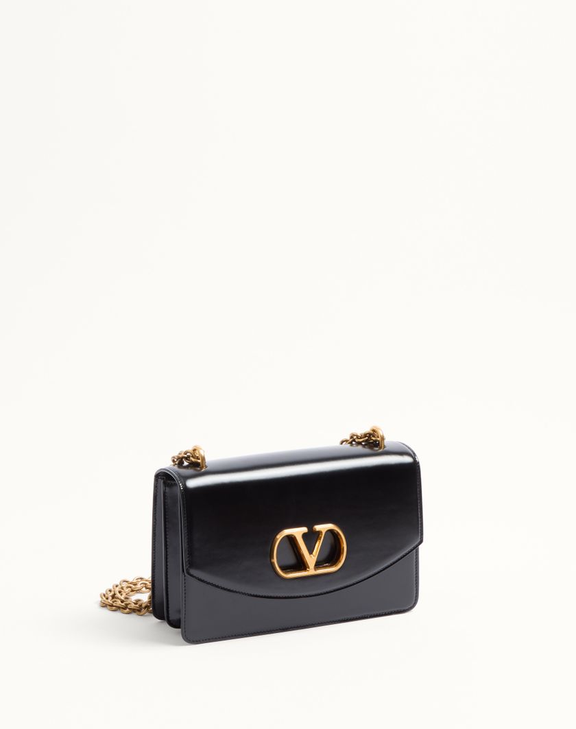 Valentino Handbags Borsa A Spalla Valentino Garavani Vain In Vitello Lucido per Donna in Avorio | Valentino IT Promozione