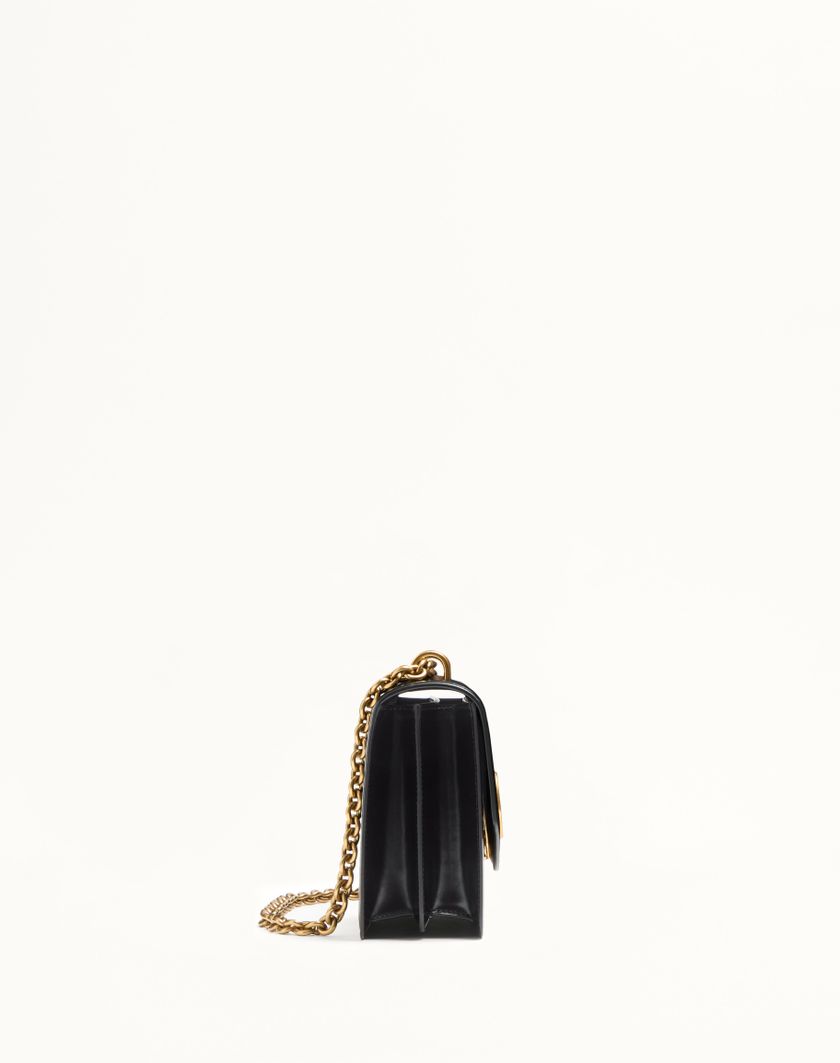Valentino Handbags Borsa A Spalla Valentino Garavani Vain In Vitello Lucido per Donna in Nero | Valentino IT Spedizione Gratuita