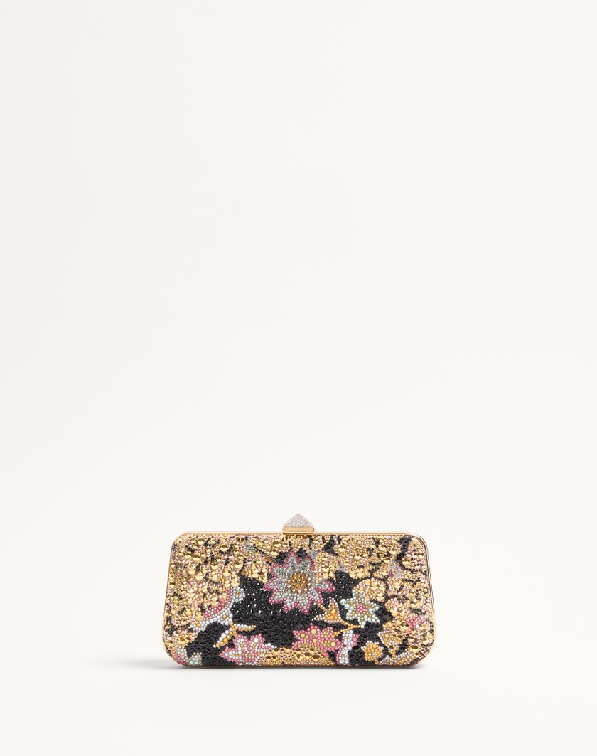 Valentino Handbags Minaudiere Carry Secrets Con Strass Motivo Apres L'hiver per Donna in Multicolor | Valentino IT Fino Al -60%
