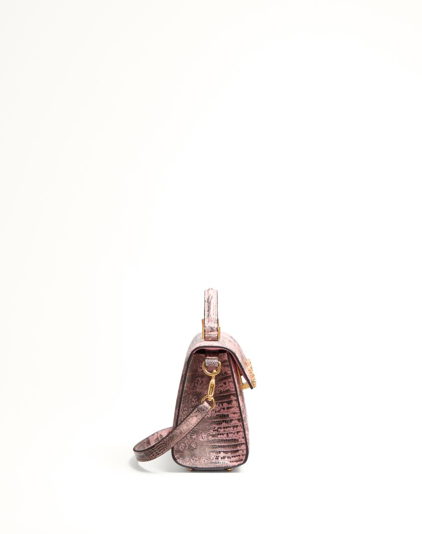 Valentino Handbags Borsa A Mano Mini Valentino Garavani Vsling In Tejus Con Logo Gioiello per Donna in Rosa | Valentino IT Vendita Economica
