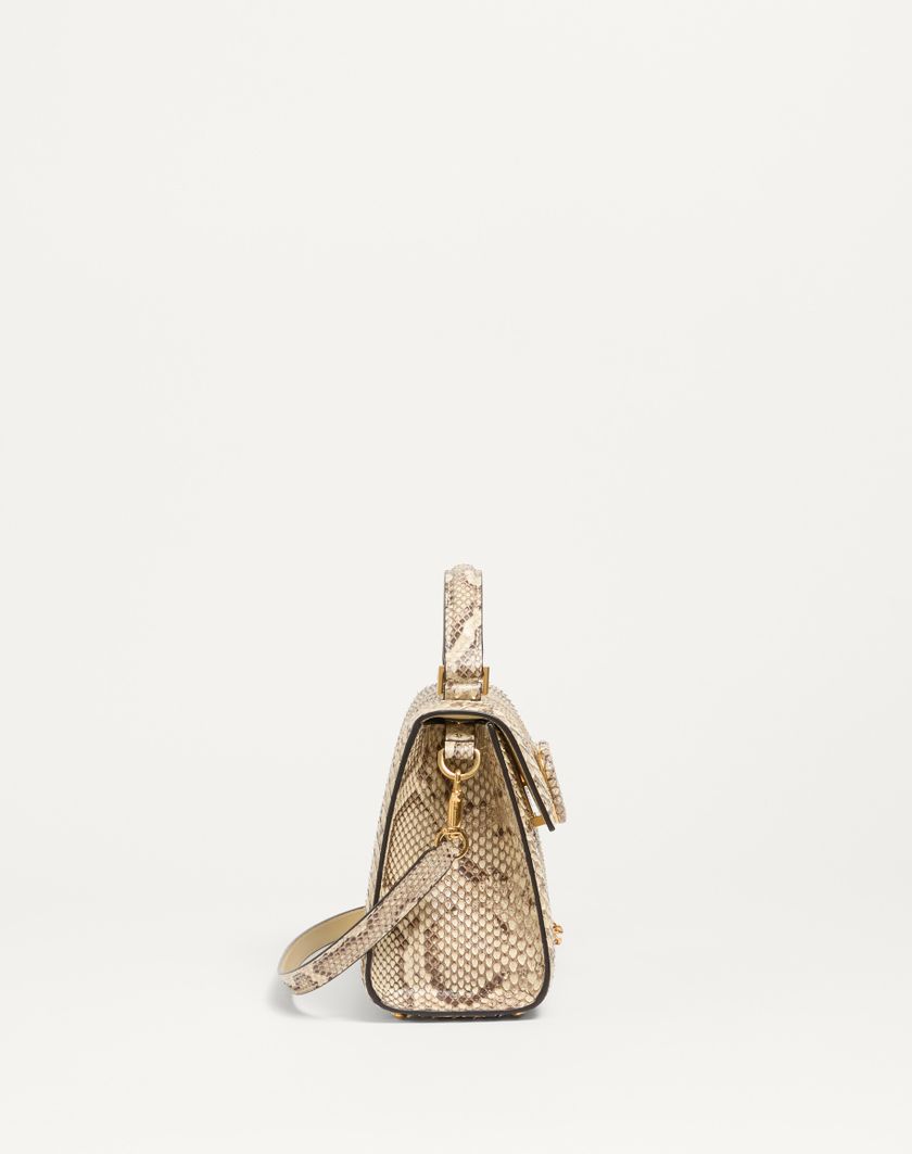 Valentino Handbags Borsa A Mano Piccola Valentino Garavani Vsling In Pitone per Donna in Avorio | Valentino IT Offerta natalizia
