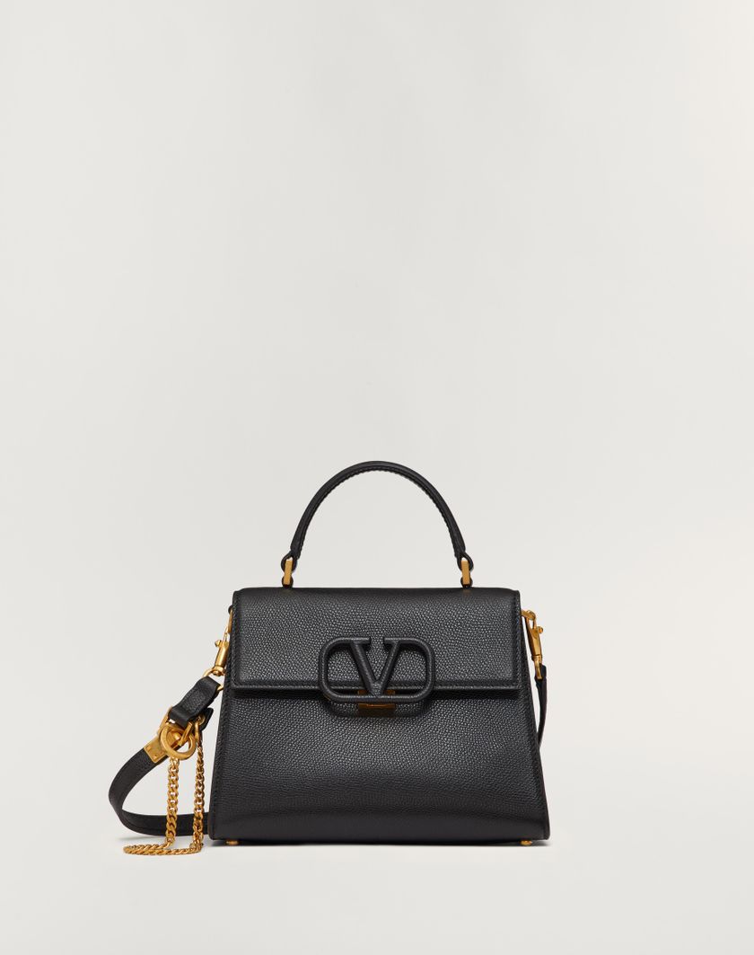 Valentino Handbags Borsa A Mano Piccola Vsling In Vitello Granato per Donna in Niagara | Valentino IT