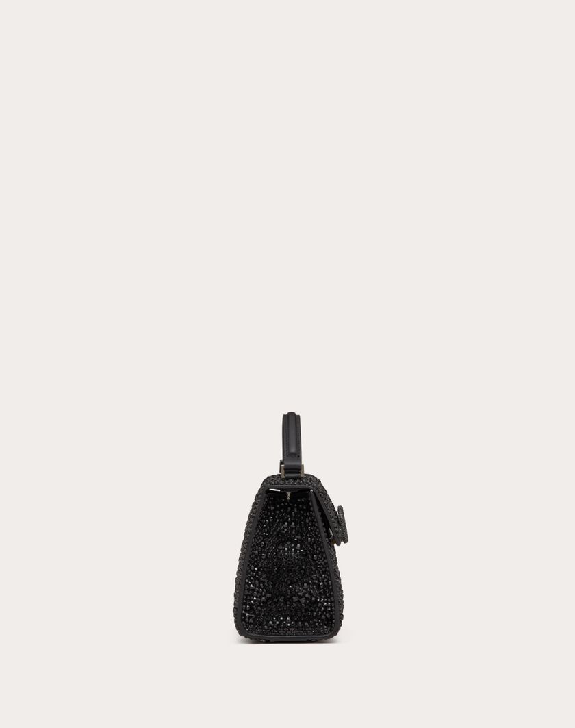 Valentino Handbags Borsa A Mano Mini Vsling Con Ricamo Sparkling per Donna in Nero | Valentino IT Italia