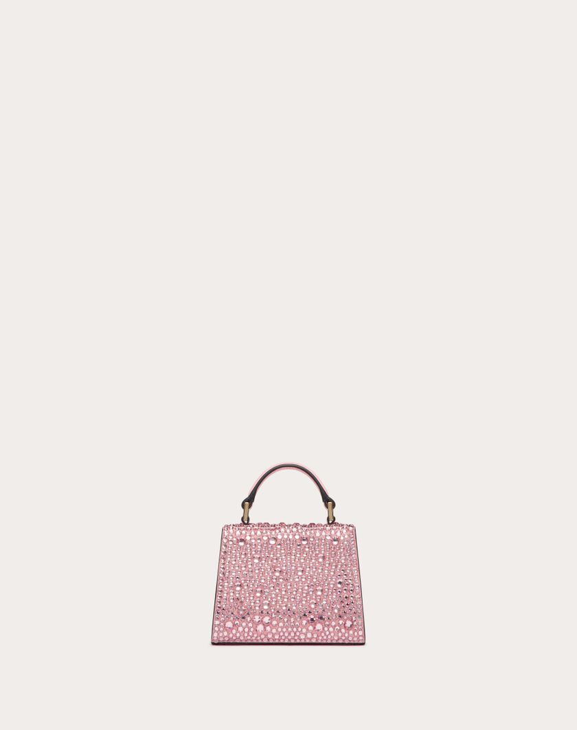 Valentino Handbags Borsa A Mano Micro Vsling Ricamata per Donna in Rose/bubble | Valentino IT Spedizione Gratuita
