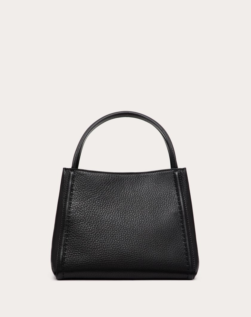 Valentino Handbags Borsa A Mano Media Valentino Garavani Alltime In Vitello Granato per Donna in Nero | Valentino IT Fino Al -60%