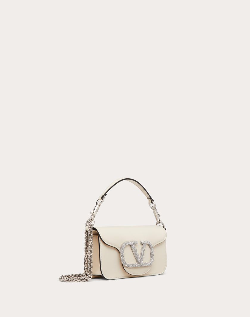 Valentino Handbags Borsa Piccola A Spalla Valentino Garavani Locò Con Logo Gioiello per Donna in Rose Cannelle | Valentino IT Saldi Di Fabbrica
