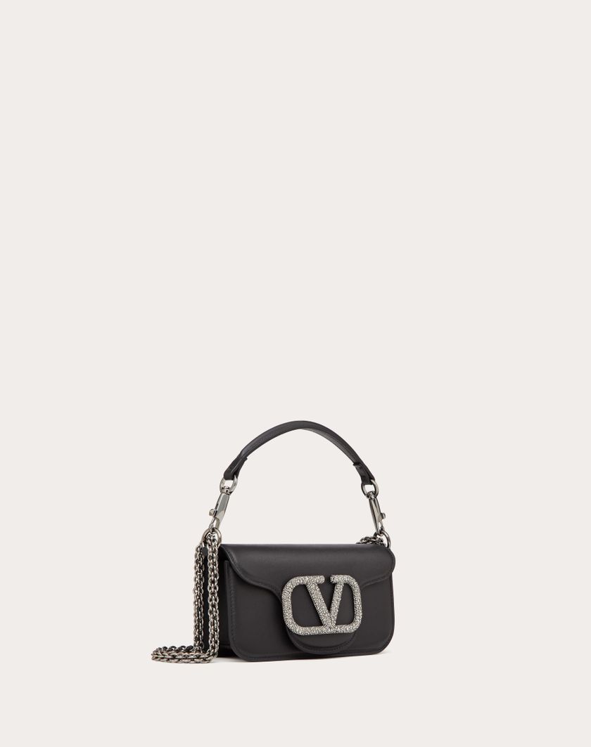 Valentino Handbags Borsa Piccola A Spalla Valentino Garavani Locò Con Logo Gioiello per Donna in Nero | Valentino IT I Più Venduti