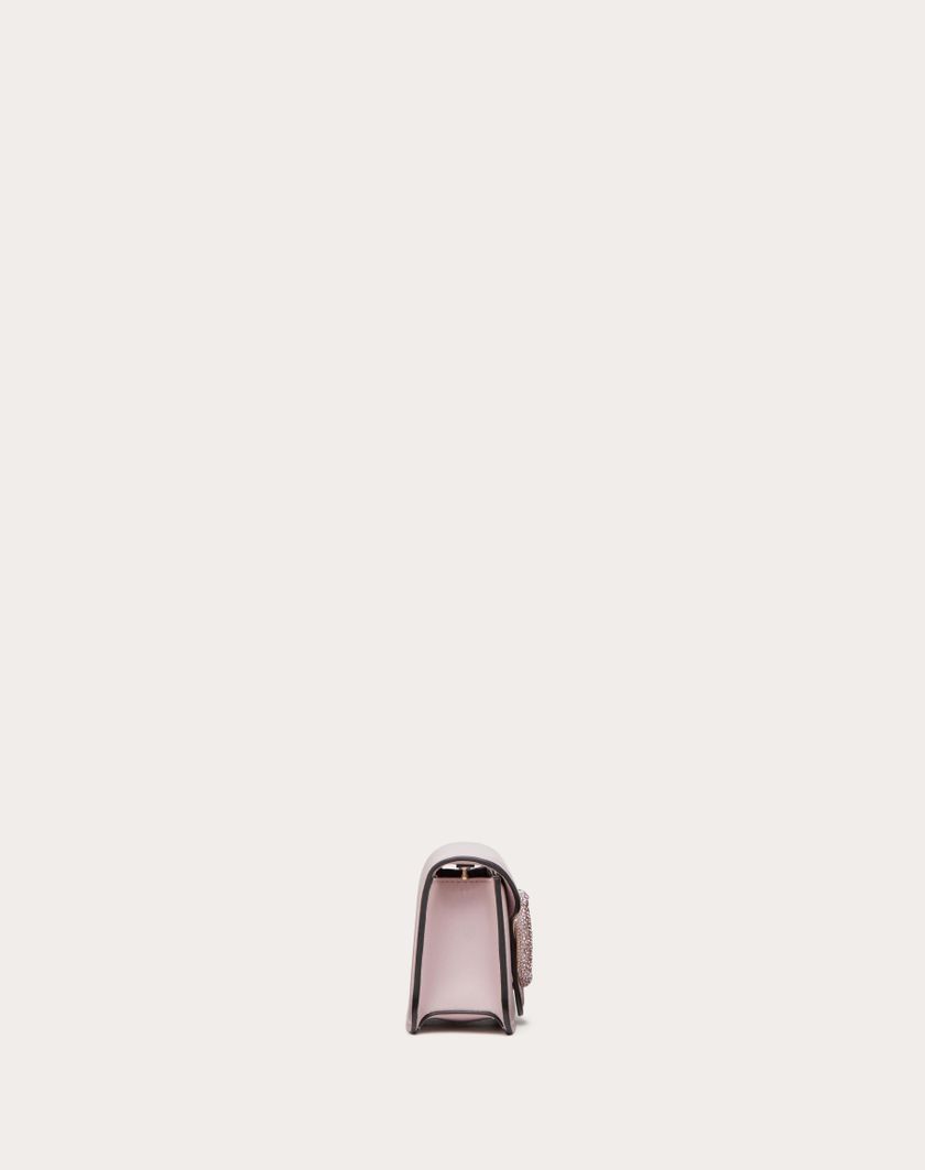 Valentino Handbags Borsa Piccola A Spalla Valentino Garavani Locò Con Logo Gioiello per Donna in Water Lilac | Valentino IT Vendite Flash