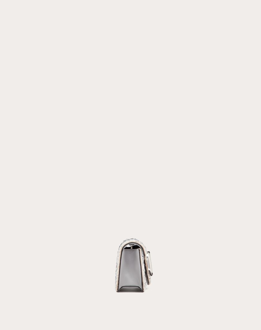 Valentino Handbags Borsa Piccola A Spalla Locò Con Cristalli per Donna in Argento | Valentino IT Italia
