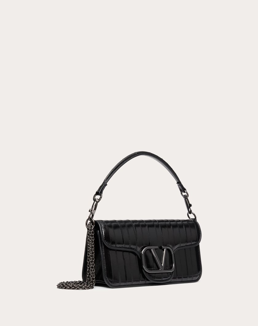 Valentino Handbags Borsa A Spalla Valentino Garavani Locò In Anguilla per Donna in Nero | Valentino IT Acquista Ora