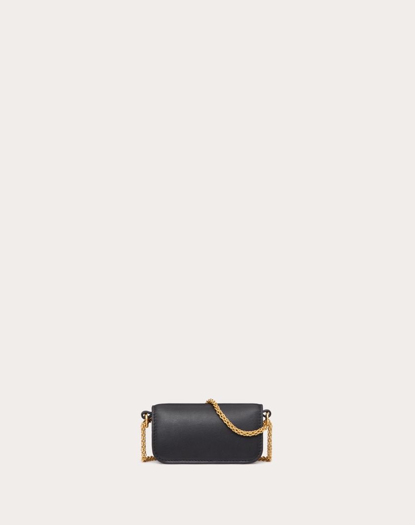 Valentino Handbags Borsa Micro Con Catena Valentino Garavani Locò In Vitello per Donna in Rose Cannelle | Valentino IT Consegna Veloce