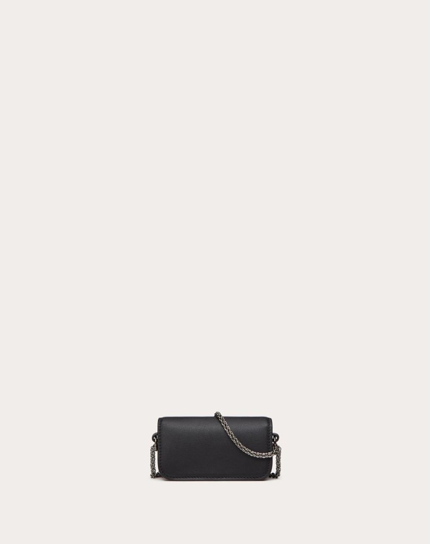 Valentino Handbags Borsa Micro Con Catena Valentino Garavani Locò Con Logo Gioiello per Donna in Nero | Valentino IT Qualità Garantita