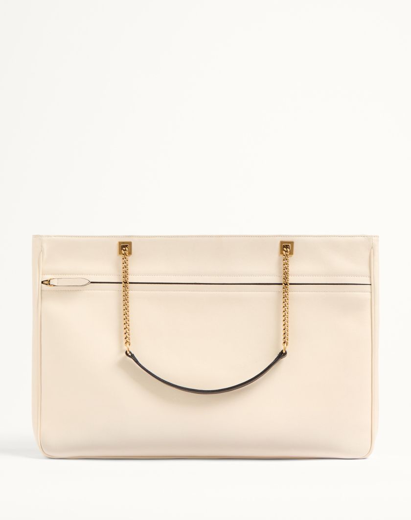 Valentino Handbags Borsa Shopping Grande Valentino Garavani Viva Superstar In Nappa per Donna in Nero/marrone | Valentino IT Novità