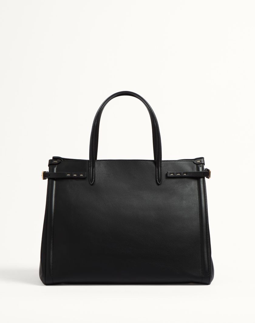 Valentino Handbags Borsa Shopping Media Valentino Garavani Antibes In Vitello per Donna in Nero | Valentino IT Economico