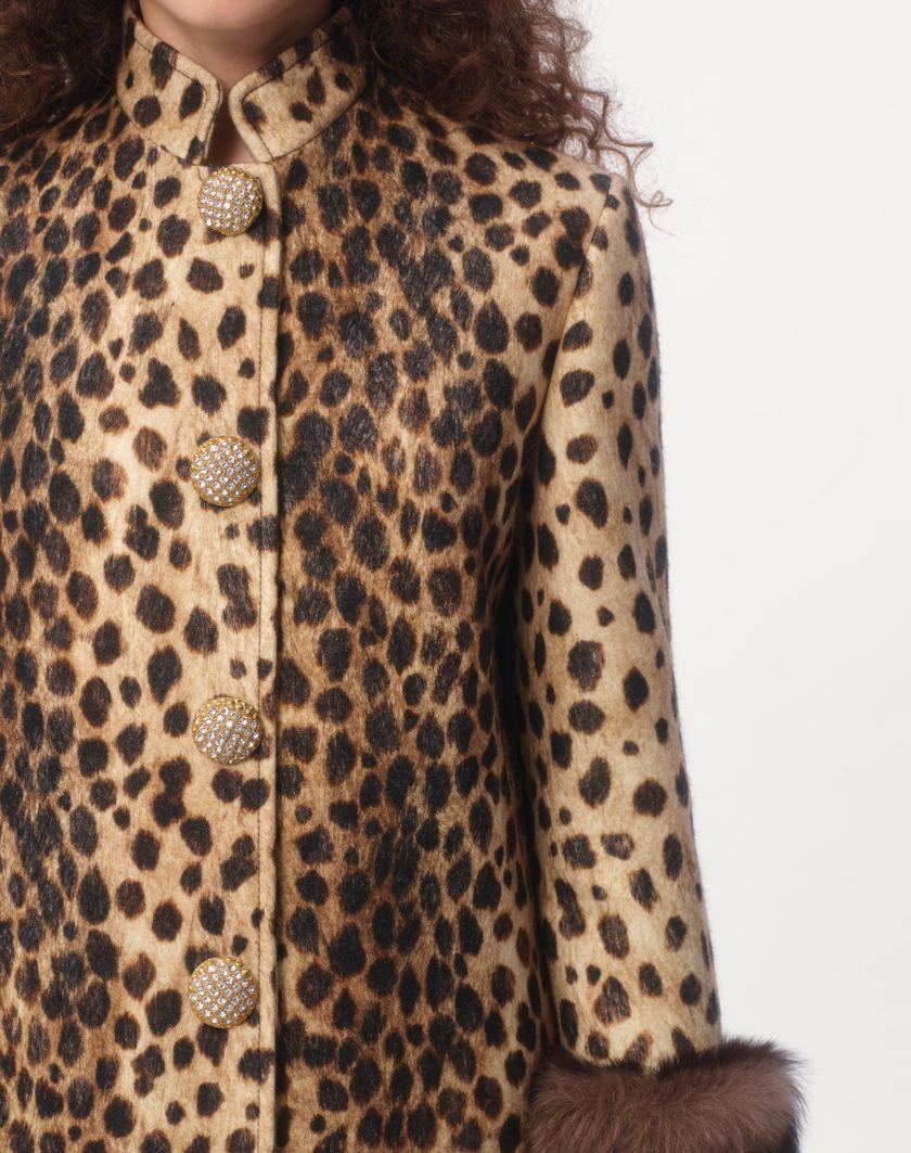 Valentino Handbags Caban In Panno Stampato Giaguaro Spots per Donna in Animalier | Valentino IT Sottocosto