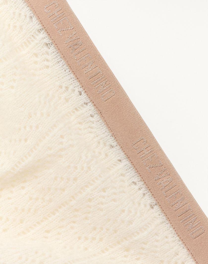 Valentino Handbags Collant In Mohair per Donna in Latte | Valentino IT In Vendita