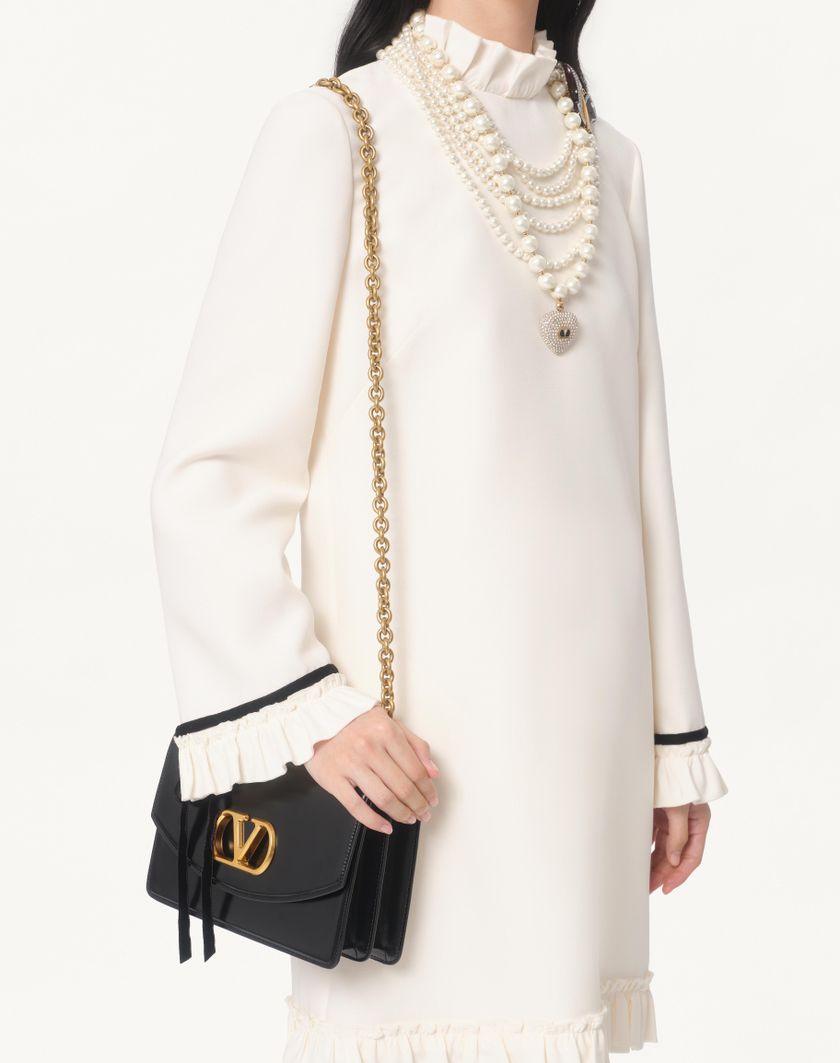 Valentino Handbags Abito Corto In Crepe Couture per Donna in Rosa | Valentino IT I Più Venduti