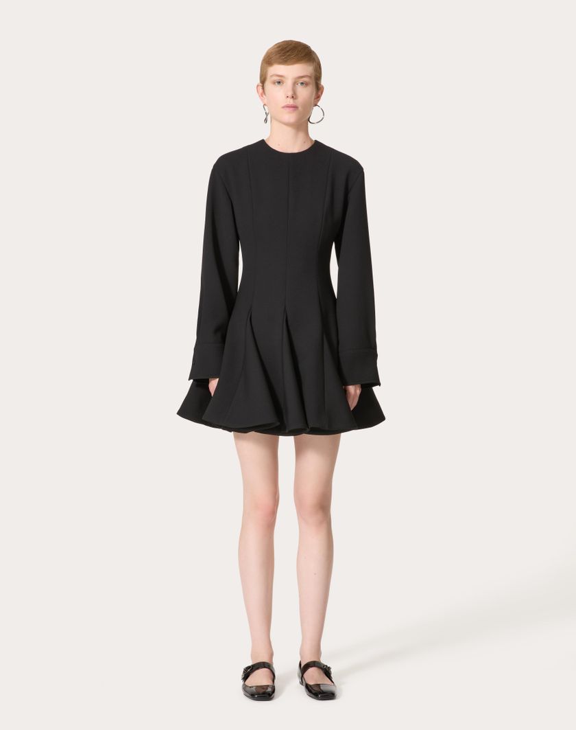 Valentino Handbags Abito Corto In Luxury Crepe per Donna in Nero | Valentino IT Qualità