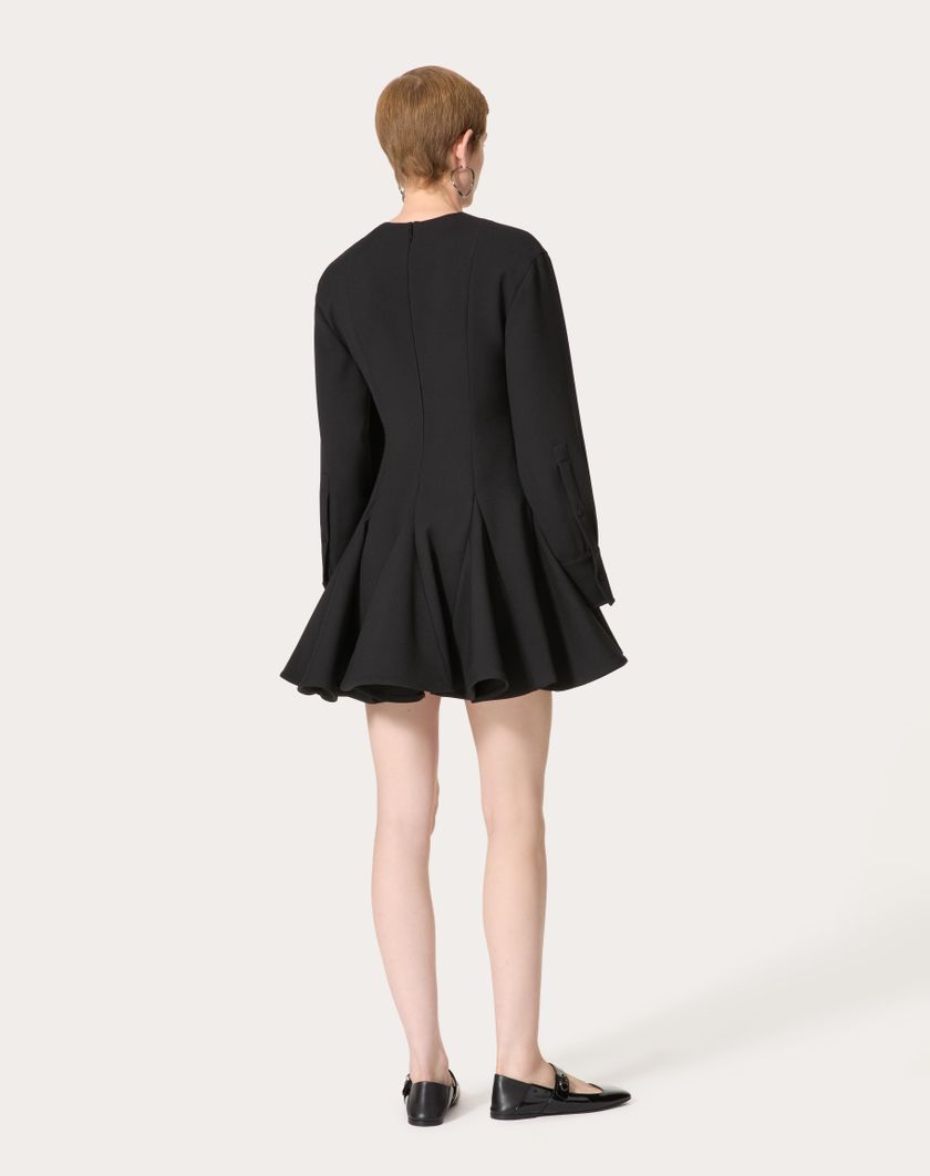 Valentino Handbags Abito Corto In Luxury Crepe per Donna in Nero | Valentino IT Qualità