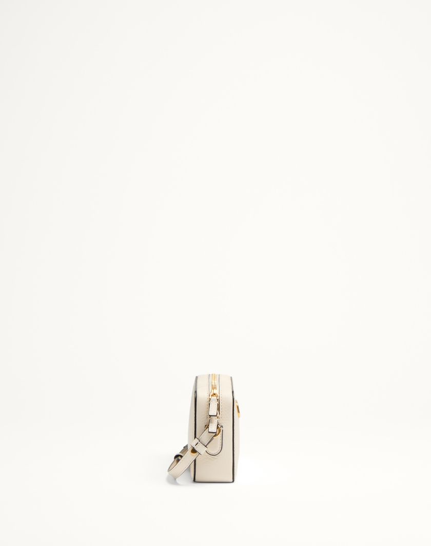 Valentino Handbags Mini Borsa A Tracolla Valentino Garavani Alltime In Vitello Granato per Donna in Avorio | Valentino IT Economico