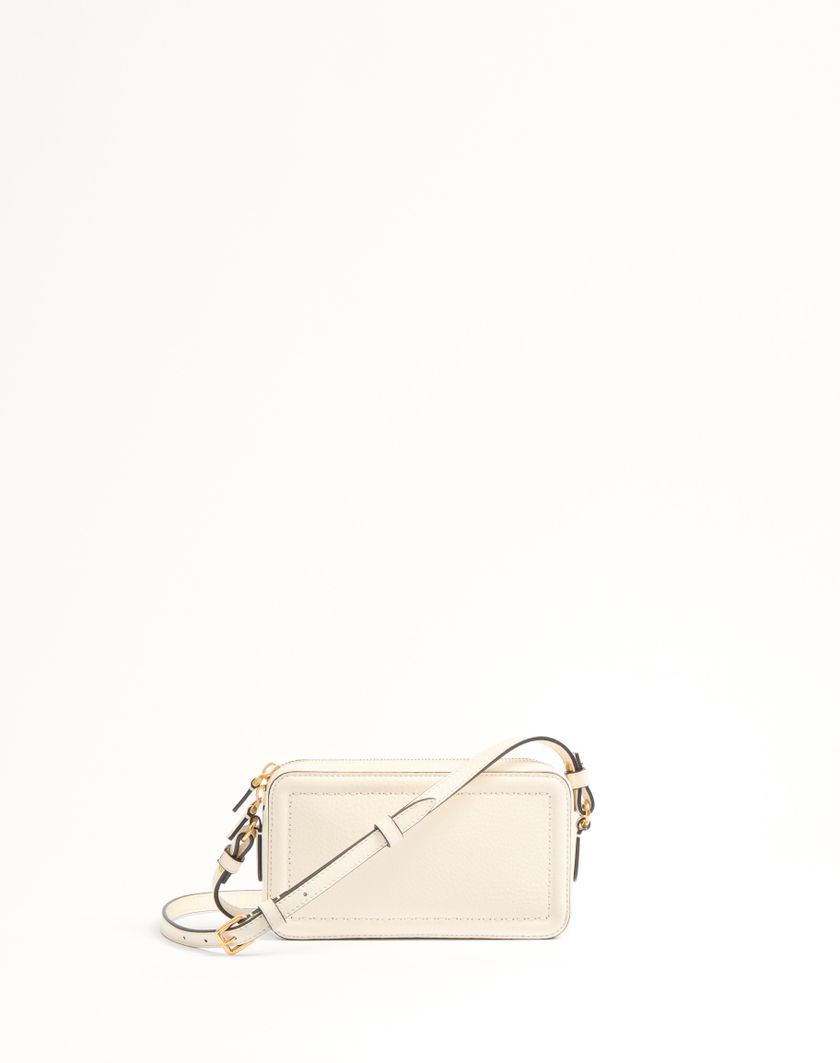 Valentino Handbags Mini Borsa A Tracolla Valentino Garavani Alltime In Vitello Granato per Donna in Avorio | Valentino IT Economico