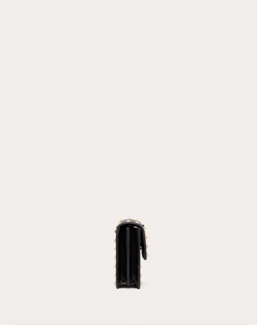 Valentino Handbags Pouch Con Catena Rockstud In Vitello Granato per Donna in Nero | Valentino IT Hotsell