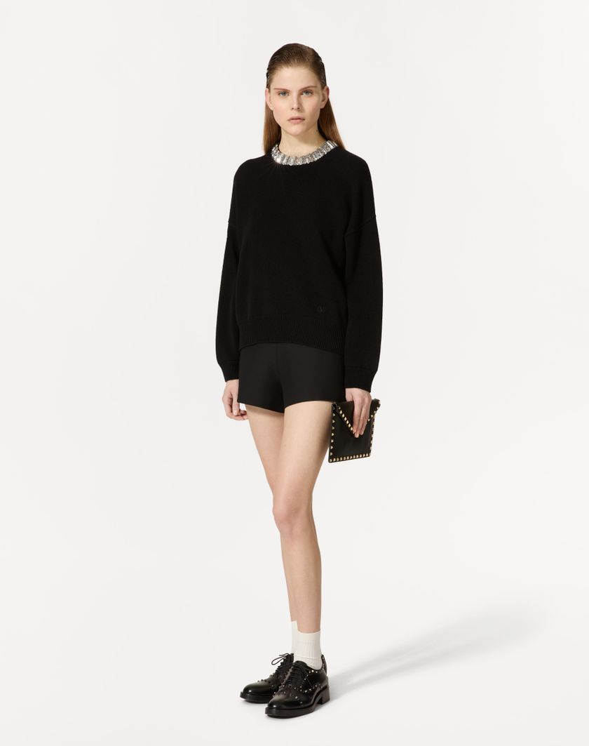 Valentino Handbags Pouch Rockstud In Vitello per Donna in Nero | Valentino IT I Più Venduti