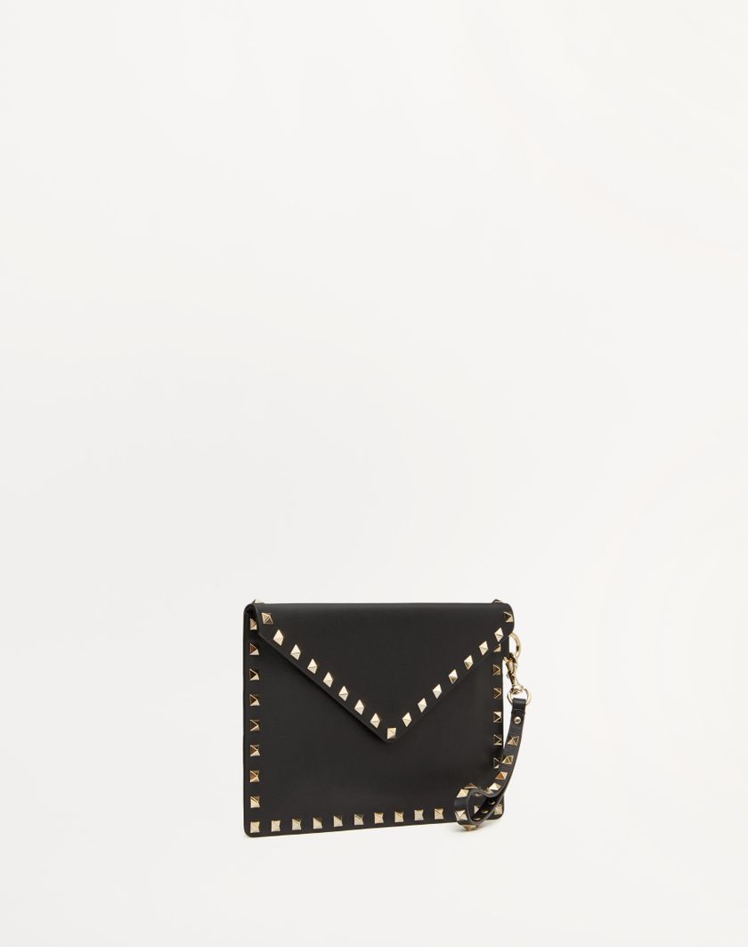 Valentino Handbags Pouch Rockstud In Vitello per Donna in Nero | Valentino IT I Più Venduti