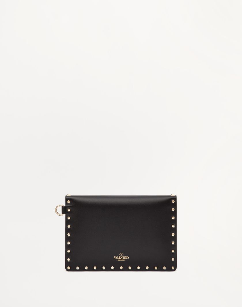 Valentino Handbags Pouch Rockstud In Vitello per Donna in Nero | Valentino IT I Più Venduti