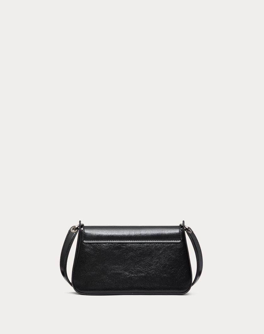 Valentino Handbags Mini Borsa A Tracolla Vlogo The Bold Edition In Vitello Lucido per Donna in Nero | Valentino IT Promozione