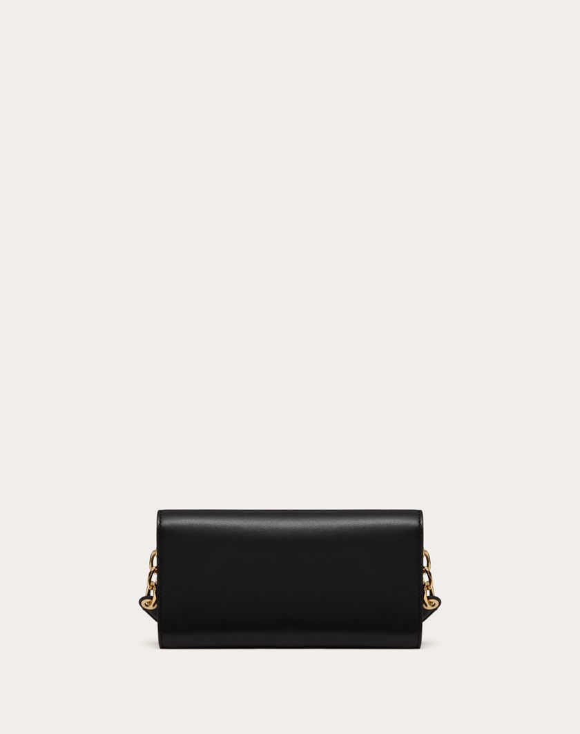 Valentino Handbags Portafoglio Con Tracolla Vlogo The Bold Edition In Nappa per Donna in Nero | Valentino IT Pezzi Unici