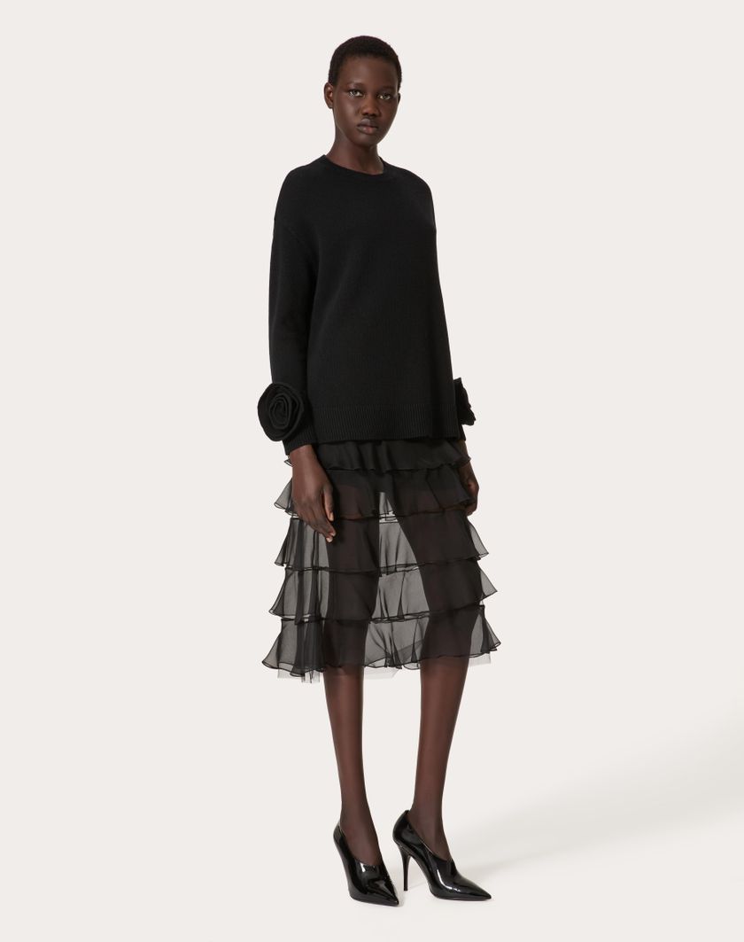 Valentino Handbags Maglia In Lana per Donna in Nero | Valentino IT Promozione Limitata