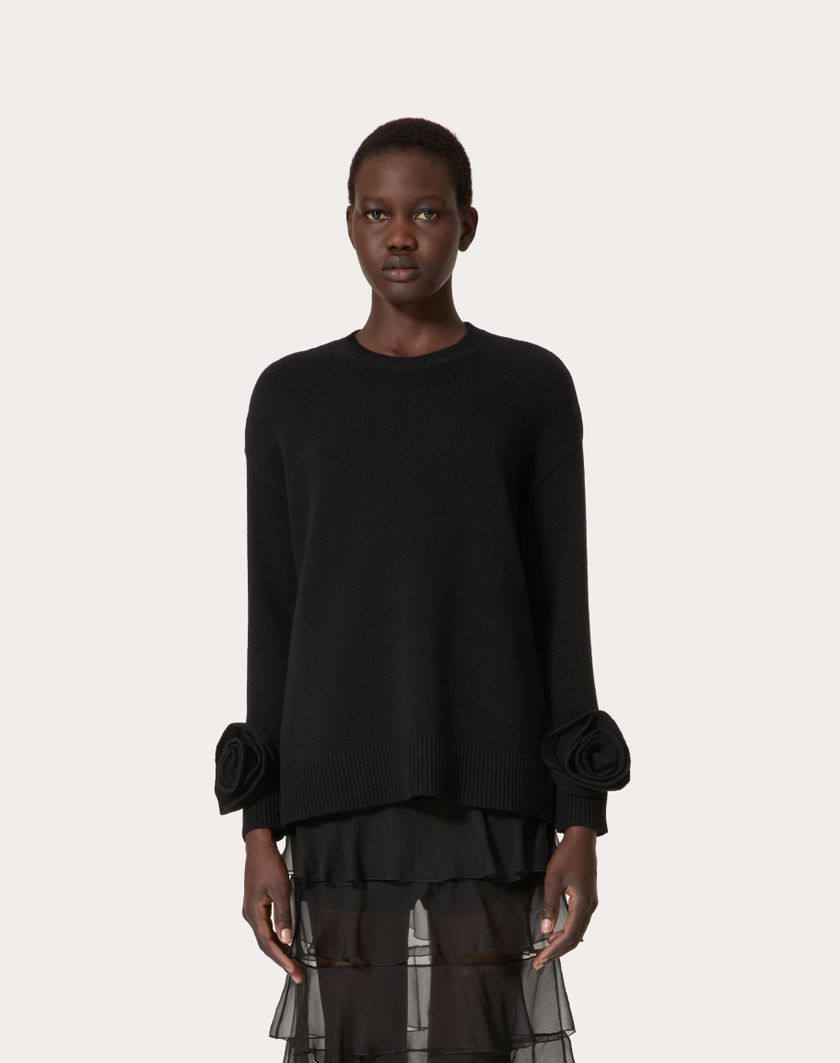 Valentino Handbags Maglia In Lana per Donna in Nero | Valentino IT Promozione Limitata