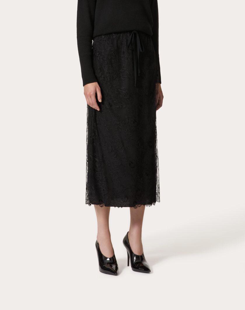 Valentino Handbags Gonna Midi per Donna in Nero | Valentino IT Novità