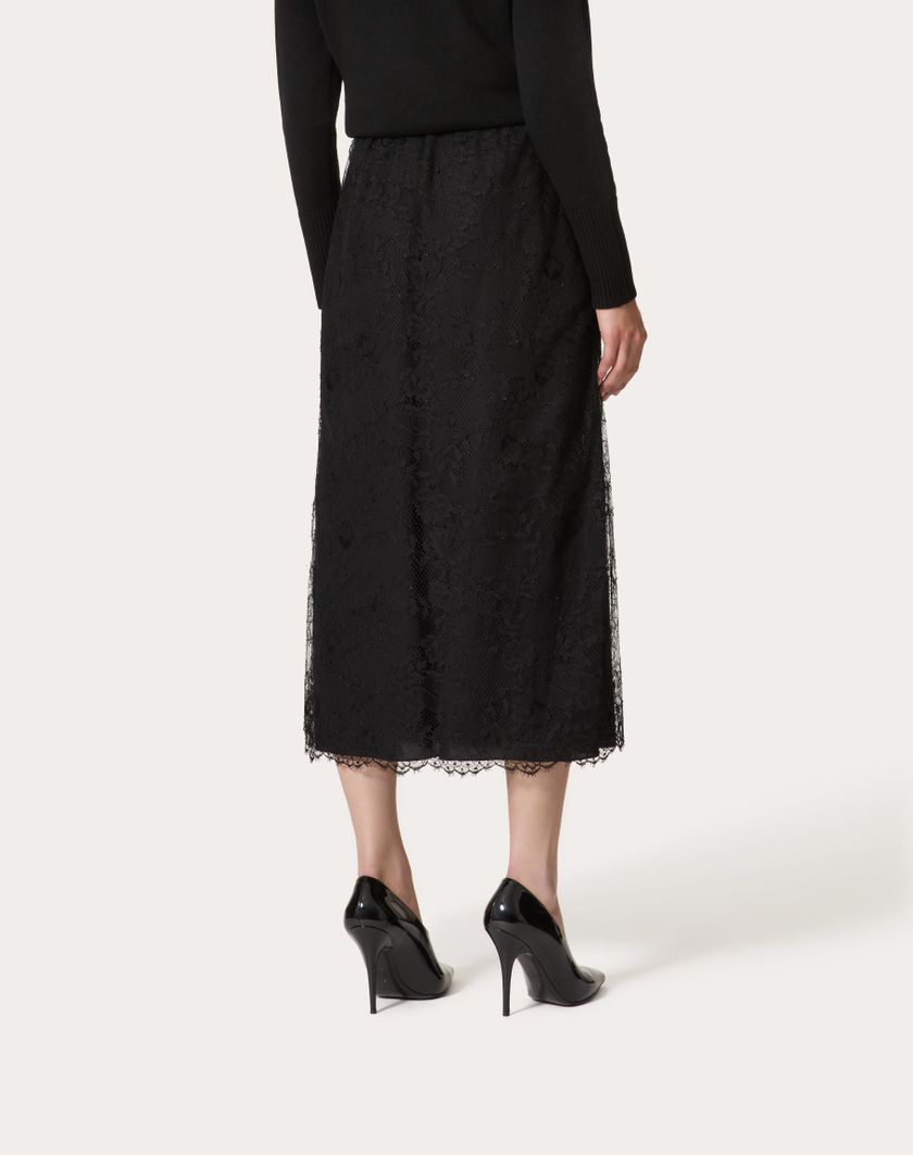 Valentino Handbags Gonna Midi per Donna in Nero | Valentino IT Novità