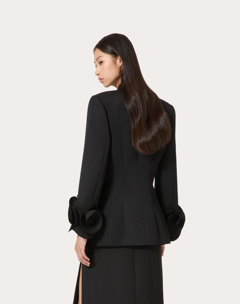 Valentino Handbags Giacca In Grisaille per Donna in Nero | Valentino IT Outlet