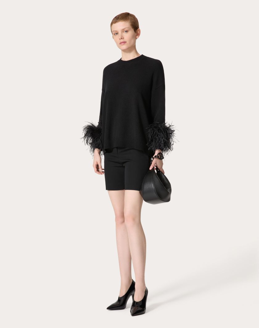 Valentino Handbags Bermuda In Grisaille per Donna in Nero | Valentino IT Hotsell