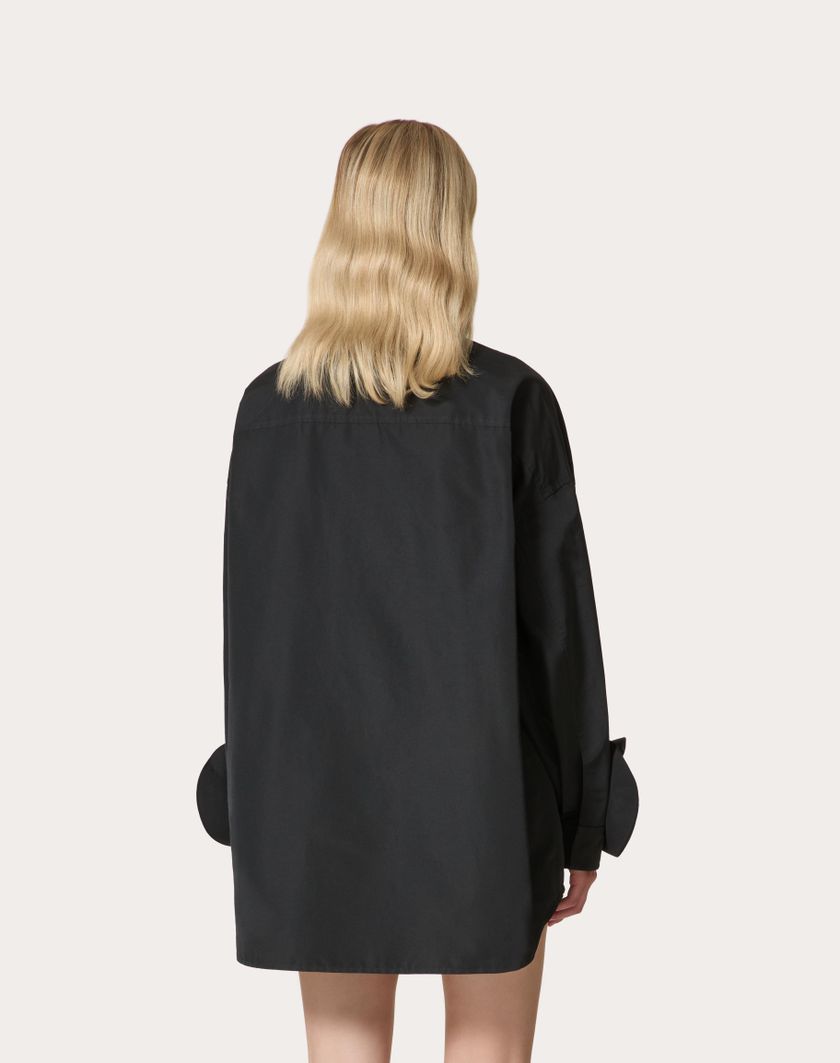 Valentino Handbags Giubbino In Micro Faille per Donna in Nero | Valentino IT Saldi Di Fabbrica