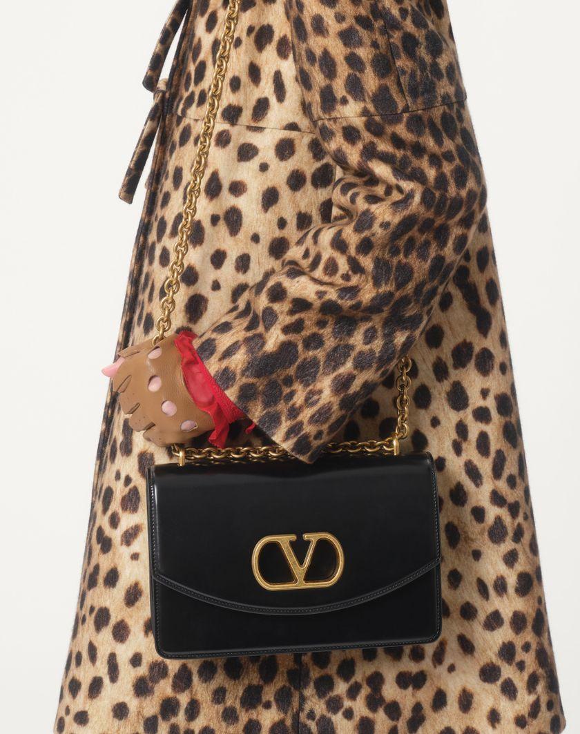 Valentino Handbags Cappotto In Panno Stampato Giaguaro Spots per Donna in Animalier | Valentino IT In Linea