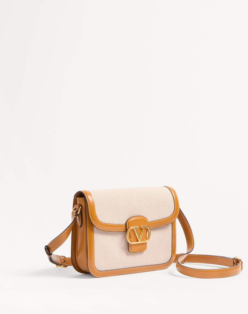 Valentino Handbags Borsa A Spalla Valentino Garavani 9to5 In Canvas per Donna in Beige | Valentino IT Pezzi Unici