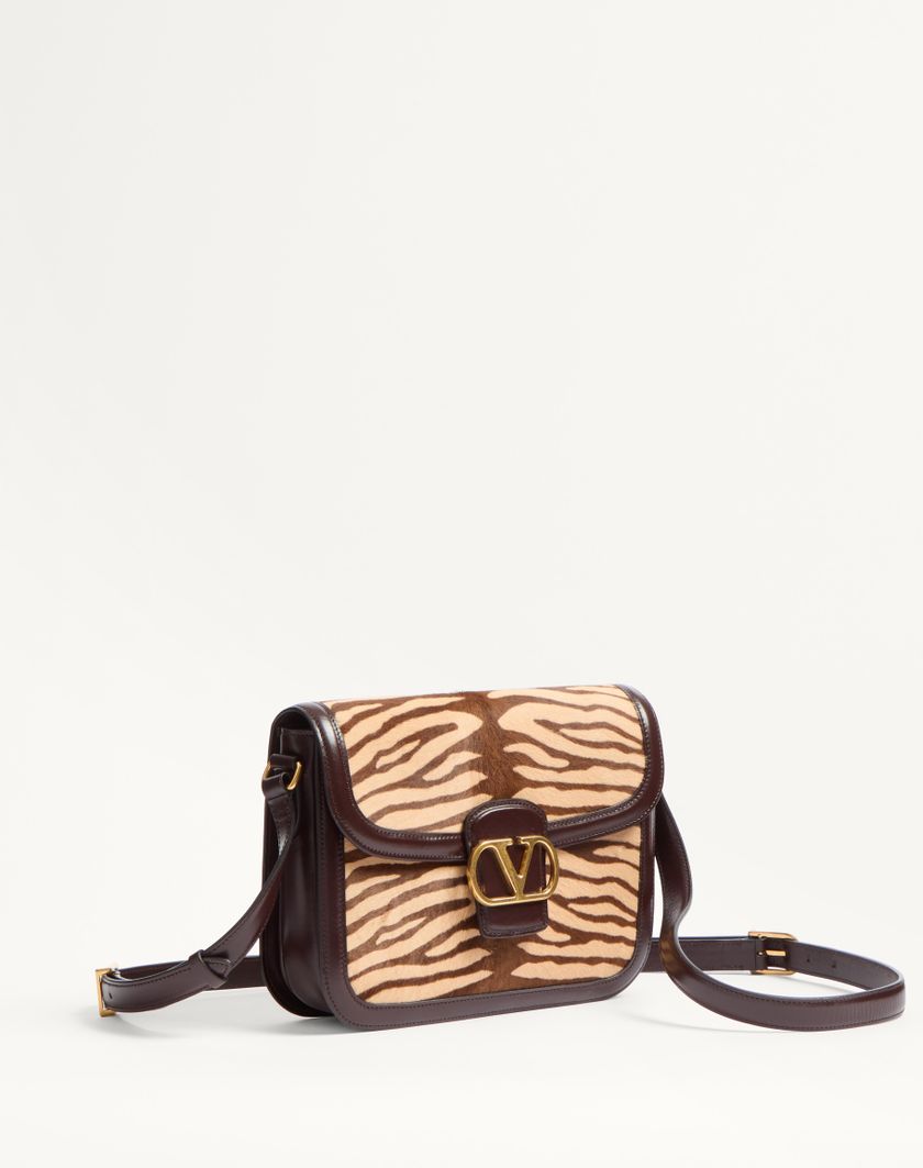 Valentino Handbags Borsa A Spalla Valentino Garavani 9to5 In Vitello Effetto Pony Animalier per Donna in Marrone | Valentino IT Acquista Ora