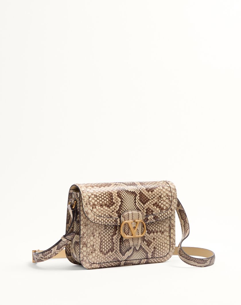 Valentino Handbags Borsa A Spalla Valentino Garavani 9to5 In Pitone per Donna in Avorio | Valentino IT Consegna Veloce