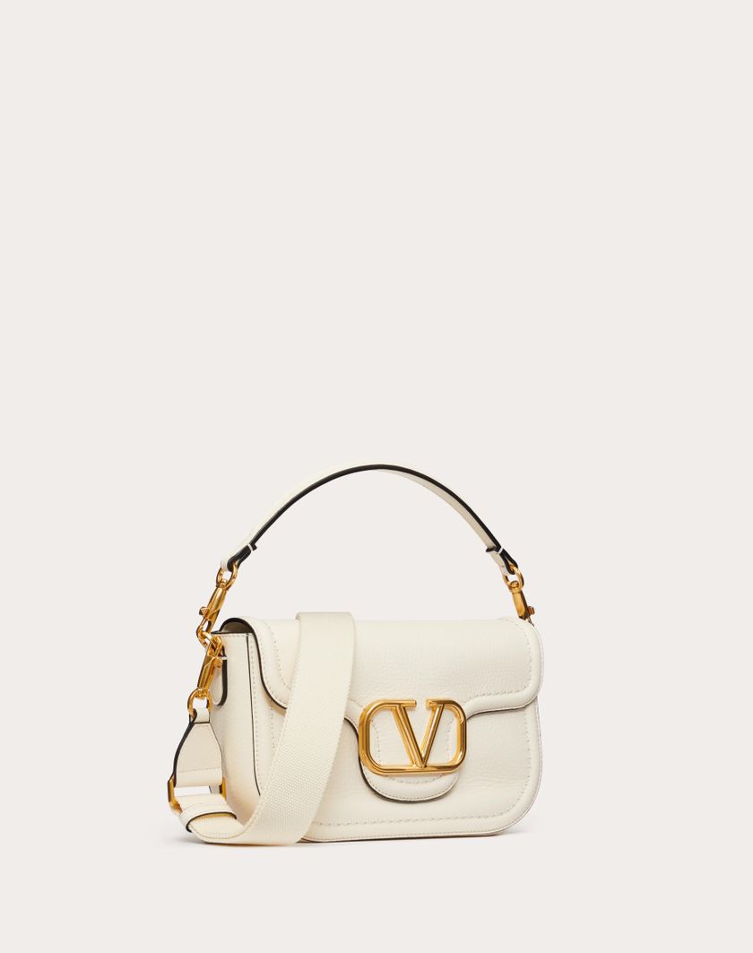 Valentino Handbags Borsa A Spalla Valentino Garavani Alltime In Vitello Granato per Donna in Mandorla | Valentino IT Shopping Online