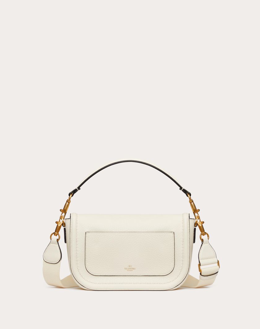 Valentino Handbags Borsa A Spalla Valentino Garavani Alltime In Vitello Granato per Donna in Mandorla | Valentino IT Shopping Online