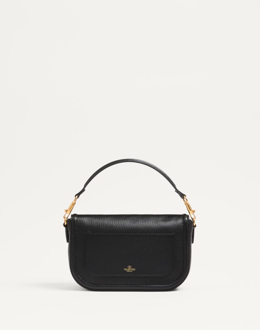 Valentino Handbags Borsa A Spalla Valentino Garavani Alltime In Vitello Granato Con Tracolla Nastro Jacquard per Donna in Nero/bianco | Valentino IT Affare Del Giorno
