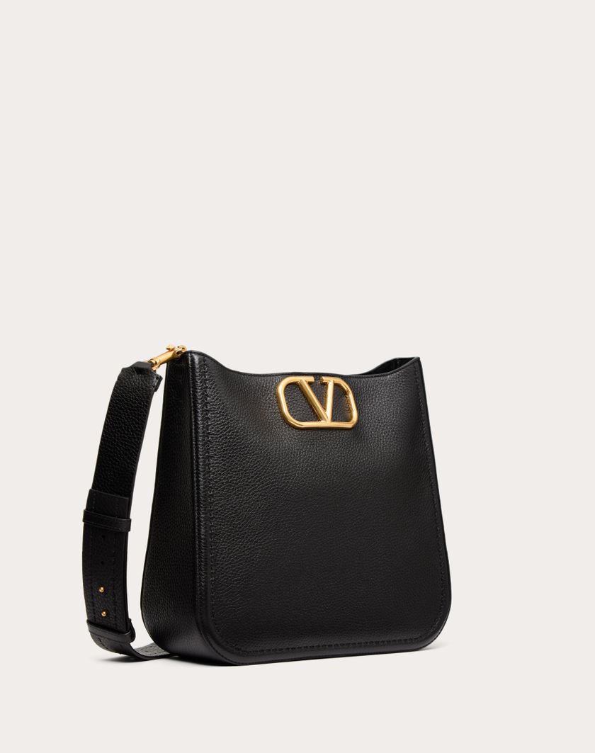 Valentino Handbags Hobo Valentino Garavani Alltime In Vitello Granato per Donna in Mandorla | Valentino IT Novità