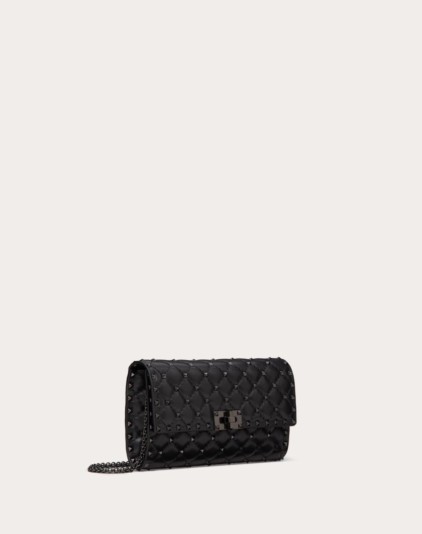 Valentino Handbags Borsa A Tracolla Rockstud Spike In Nappa per Donna in Nero | Valentino IT Vendita Economica