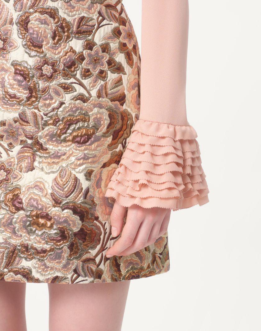 Valentino Handbags Camicia In Georgette per Donna in Rose Mist | Valentino IT Sottocosto
