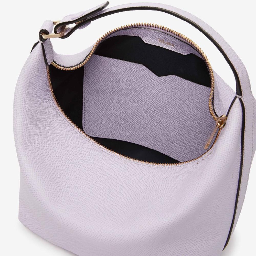 Valextra Borsa da Donna Mochi Mini di Lusso in Pelle Lilla | Valextra Promozione Limitata